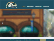 Tablet Screenshot of cityofdequeen.com